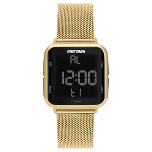 Relógio digital Mormaii digi dourado mo6600ah/8d