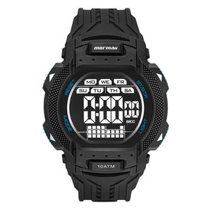 Relógio mormaii masculino action preto - mo18779aa/8p