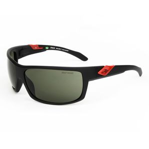 Óculos de sol Mormaii joaca preto fosco logo vermelho brilho