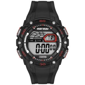 Relógio digital mormaii wave preto mo9670af/8r