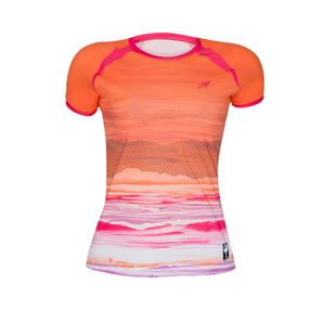 Camiseta mormaii beach tennis feminina manga curta estampada