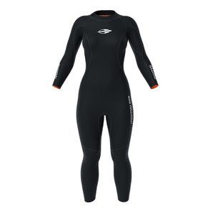Long john manga longa backzip 3-2mm feminino triathlon Mormaii