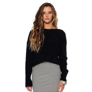 Blusa suéter pelinhos canelada feminina Mormaii