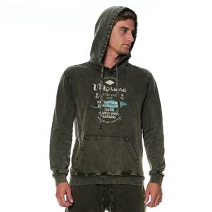 Blusão canguru moletom masculino travel series aussie points mormaii