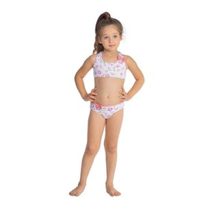Biquini  infantil top alça trançada Mormaii