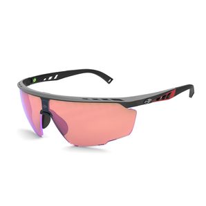 Óculos de sol mormaii leap preto com superior cinza fosco