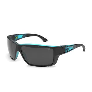 Óulos de sol Mormaii joaca 3 preto parede azul fosco