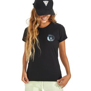 Camiseta baby look feminina outdoor edition palm Mormaii