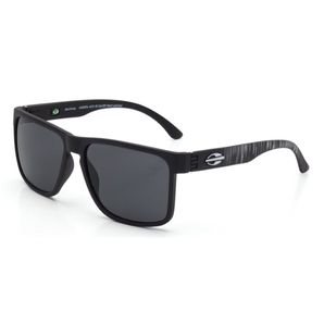 Óculos de sol mormaii monterey preto fosco com branco rajado