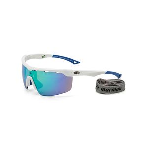 Óculos de sol mormaii infantil athlon branco brilho
