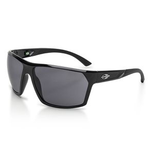 Óculos de sol mormaii storm preto brilho lente cinza