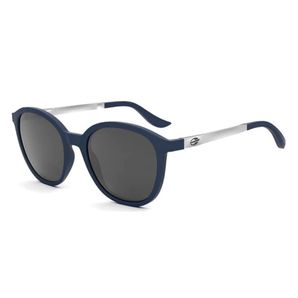Óculos de sol mormaii deli azul fosco com prata fosco