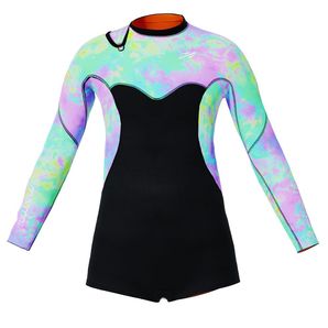 Short john manga longa 1mm infantil diva pro uv-suit surfe Mormaii