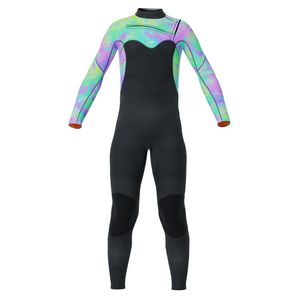 Long john manga longa chestzip 3-2mm infantil diva pro surfe Mormaii