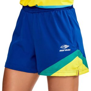 Shorts feminino treino time brasil mormaii