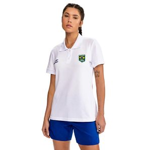 Camiseta feminina polo oficial time brasil mormaii