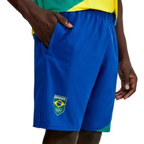 Bermuda masculina treino time brasil mormaii