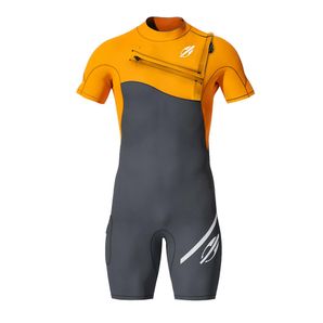 Short john manga curta chestzip 1mm flexxxa pro surf mormaii
