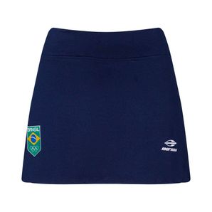 Saia com shorts feminina time brasil mormaii