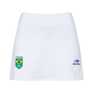 Saia com shorts feminina time brasil mormaii