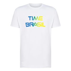Camiseta masculina manga curta time brasil Mormaii