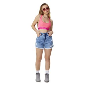 Shorts jeans adulto feminino mormaii