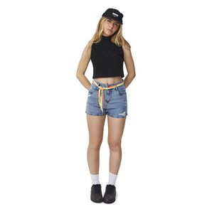 Shorts jeans adulto feminino mormaii