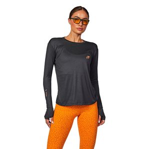 Camiseta manga longa dry proteção uv adulto feminino mormaii
