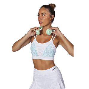 Top com sobreposição adulto feminino mormaii