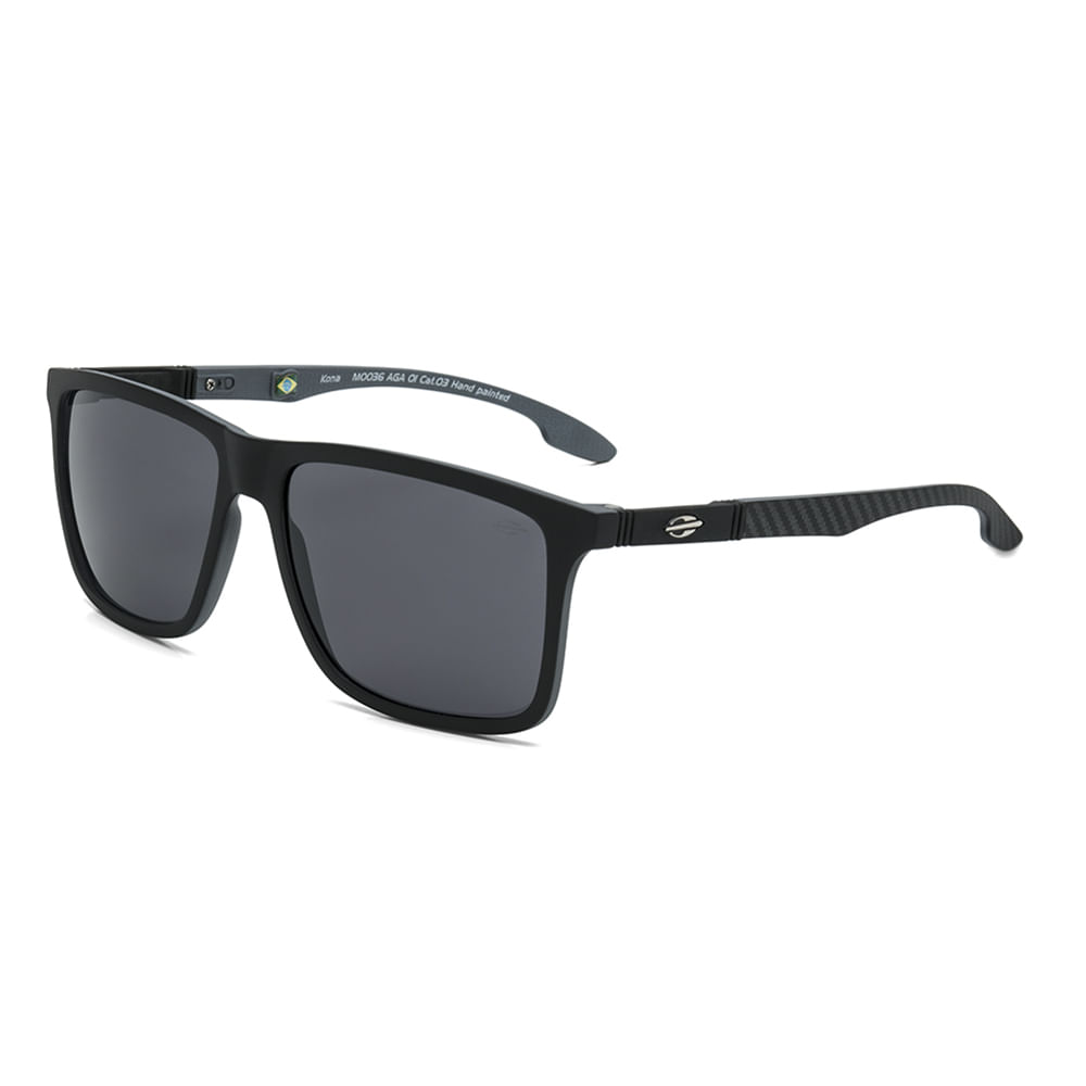 Oculos de sol Mormaii kona preto fosco lente g15 polarizada Mormaii Shop