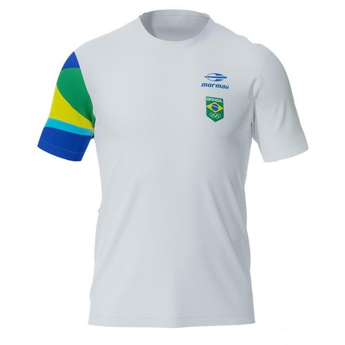 Camiseta manga curta unissex time brasil Mormaii