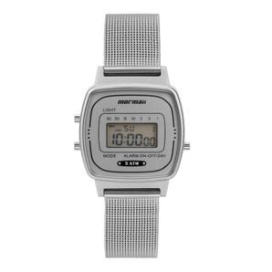 Relógio Mormaii feminino vintage prata - mo13722ca/7k