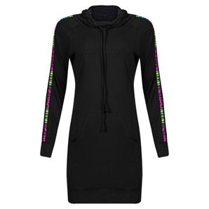 Vestido manga longa beach sports linha samantha barijan