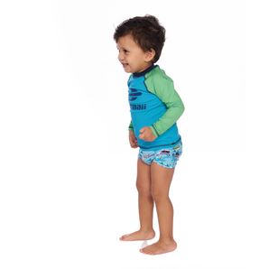 Blusa 1 a 3 anos bebê proteção solar uv50+  Mormaii