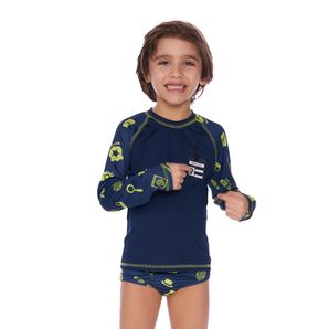 Blusa 4 a 10 anos  infantil proteçao solar uv50+ Mormaii