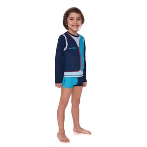 Sunga 4 a 10 anos infantil boxer bicolor Mormaii