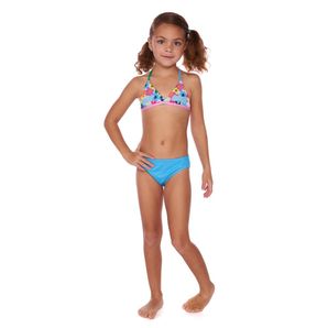 Conjunto 4/10 infantil top cortininha e calcinha Mormaii