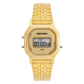 Relógio Mormaii feminino vintage dourado - mo13080a/7d