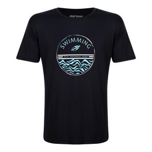 Camiseta masculina manga curta saúde natação Mormaii
