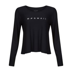 Camiseta feminina manga longa detalhe costas beach sports Mormaii