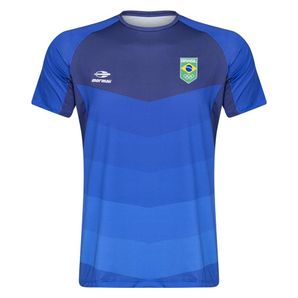 Camiseta masculina manga curta degradê time brasil Mormaii 043s