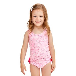 Maiô 1 a 3 anos  bebê com babado duplo Mormaii