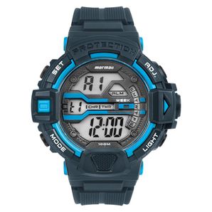 Relógio Mormaii masculino action azul - mo1102b/8a