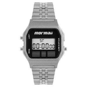 Relógio Mormaii feminino vintage prata - mobj3808/7k