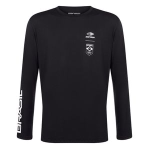 Camiseta manga longa masculina time brasil Mormaii 023s