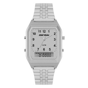 Relógio Mormaii feminino vintage prata - mopc21jalf/7k