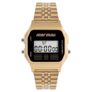 Relógio Mormaii feminino vintage dourado - mobj3808a/7p