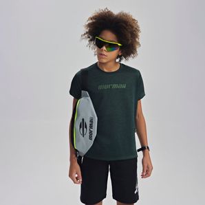 Camiseta manga curta dry infantil masculino Mormaii