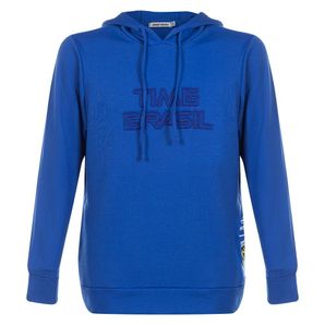 Blusa de moletom canguru bordada unissex time brasil Mormaii