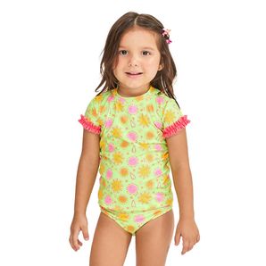 Conjunto 1 a 3 anos blusa proteção solar uv50+calcinha Mormaii